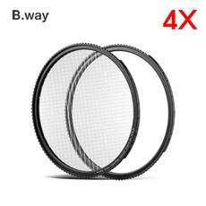 B.way 비웨이 필터 자석필터 스타크로스 (4X)회절필터 77mm 82mm 95mm