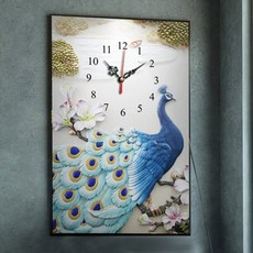 보석비즈십자수시계