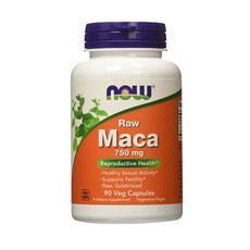 Maca Raw 750mg 90 베지캡, 90정, 1개