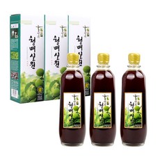 홍쌍리 청매실농원 청매실원 매실청 600ml x 3병, 3개