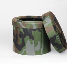 캠핑 차량용 변기 휴대용 성인 이동 화장실 소 중 대, 스몰 원형+뚜껑 (고화제 12팩 + 비닐봉지 12팩)