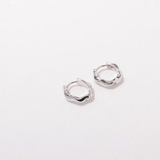 OST 베이직 볼륨 웨이브 원터치 링귀걸이 OTE121104NSS