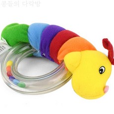 [콩다] 애벌레 딸랑이 백일선물, 1개
