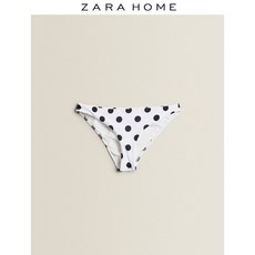 ZARA 자라 홈 여성 홈웨어 폴카 도트 3 점 비키니 인 여성용 수영복 하의 41468610250