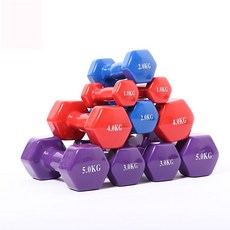 500g/1kg/1.5kg/2kg 조각 딥 덤벨 휘트니스 장비 남여 덤벨 가족 요가 아령 다기능 휘트니스 아령