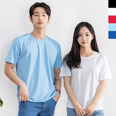 남여공용 시원한 쿨론 여름 데일리 라운드 반팔티