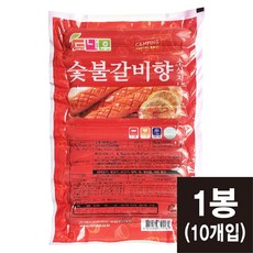 도나우 숯불갈비향 소시지 1kg(100gx10개입) (코리아타임스퀘어), 10개, 100g