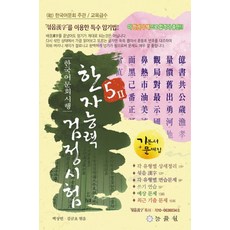 한국어문회 시행 한자능력검정시험 5급 2(8절):기본서+문제집, 능률원