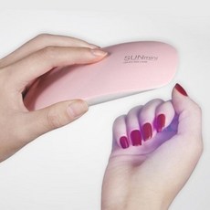 젤네일굽기 무선 젤램프 uv 조사기, 핑크, 1개