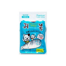 에티펫 귀청소 귀봉(면봉) 100매, 1개