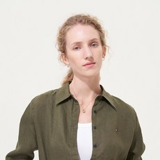 타미힐피거린넨셔츠