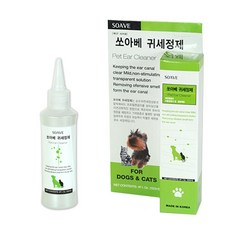 강아지귀청소제 염증예방 댕댕이귀냄새제거 건강관리 개 펫 애견, 1개
