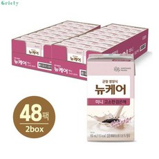 [대상웰라이프] 뉴케어 균형영양식 미니 고소한 검은깨 (150mlx24팩) 2박스 150ml 48개, 미니 고소한 검은깨 2박스, 150ml