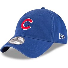 New Era MLB 코어 클래식 카키 9TWENTY 조절 가능한 모자 캡 프리 사이즈 Boston Red Sox Alter, Chicago Cubs Blue Alternate