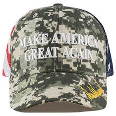[미국 직구] The Hat Depot 남성 여성 모자 1. Mesh - Maga - Digi Camo