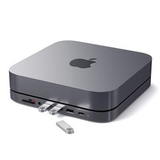 Mac Mini 도킹 허브 USB-C USB HUB TF SD, 약 20일 후에 구매를 위해 촬영한 회색