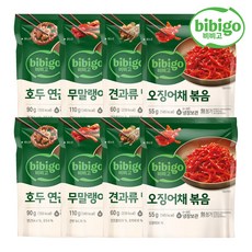 비비고 밑반찬 오징어채2개+무말랭이2개+호두연근2개+멸치볶음2개, 1개