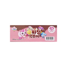 캐치티니핑 저당 짜장떡볶이 (120g x 6개), 6개, 120g
