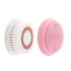 YOUTHLAB 퓨어 래디언스 브러시 교체 용 브러시 헤드 실리콘 1 개 및 칫솔모 1 개, One Color_One Size, One Color_One Size, One Color