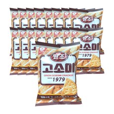 오리온 원조 고소미 76g x 16개 오리온고소미 원조고소미 스낵 봉지과자 오리온 고소미 간식 원조 참깨과자 참깨스낵, 1