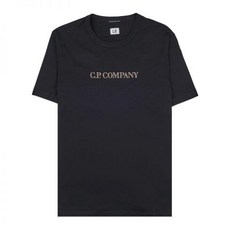(백화점 정품)CP Company [CP컴퍼니] 로고 프린트 코튼 티셔츠 14CMTS156A 006499W 999 1759157