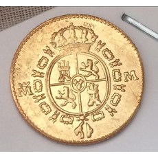 기념주화 가상화폐 비트코인 굿즈 24k 금도금 1 금화 1788 년 스페인 금 12 e스쿠dos DOUBLOON - 비트코인순금