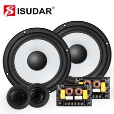 자동차 차량용 차량 스피커 카 오디오 튜닝 우퍼 ISUDAR SU601 구성 요소 시스템 6.5 인치 2 웨이 도어 자동 스테레오 트위터 크로스 오버가있는 HiFi 설정, 협력사