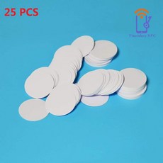 NFC 태그 NFC NTAG 215 NXP 칩 100 % 호환 Amiibo TagMo 504 바이트 메모리 빈 흰색 PVC 카드 라운드 라, 1, 단일상품