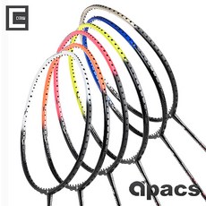아펙스 나노퓨전스피드 777N 포스 배드민턴 라켓 모음, 거트줄있음(BG80화이트), 블랙/화이트