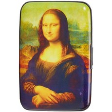 무화과 신용 카드 케이스 (Armor Wallet) Mona Lisa Design - Leonardo da Vinci
