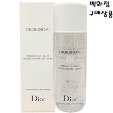 NEW디올스노우 에센스 오브 라이트 마이크로 인퓨즈드 로션175ml-더욱강력해진피부보호 브라이트닝효과, 175ml, 1개