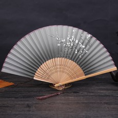 매화접이식부채