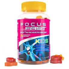 포커스 패스트 키즈 오메가3 60구미 Focus Fast Kids Omega 3, 1개, 60정