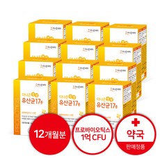 더나은생생 유산균 17종 720g(2g X 30P X 12)(12개월분), 12개, 2g