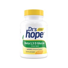 닥터스호프 Dr's Hope 닥터스 호프 베타 글루칸 1 3 D 60캡슐, 60개, 1개