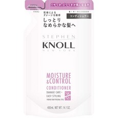 일본직발송 6. STEPHEN KNOLL(스티븐 노르) 모이스처어 컨디셔너 (리필용) 트리트먼트 400밀리리터 (X 1), One Size_컨디셔너, 리필 용, 1개, 400ml