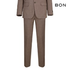[BON] 마이크로패턴 슬림핏 정장팬츠 베이지 BN9SPA614