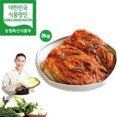 eTV 유정임 명인 전라도 포기김치3kg, 1개, 3kg