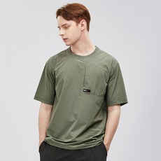  BFL 캠퍼 가슴포켓 라운드티 반팔 오버핏 머슬핏 여름 쿨 등산 면 무지 기본 티셔츠 