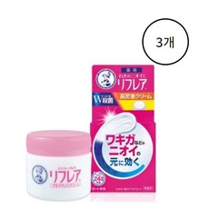 Mentholatum 리프레아 데오도란트 크림, 3개, 55g