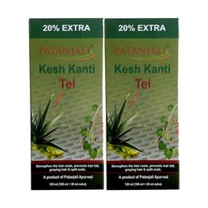 Patanjali Kesh Kanti 헤어 오일 100ml 2개 2팩