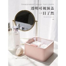 화장대 정리함 서랍장 정리대 미니서랍장 메이크업박스 코튼 수납 테이블 방진면봉 덮개 스몰 박스 플랩 숙소, 옵션03