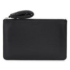 [LEMAIRE]로고 A5 AC305 LL095 999 공용 클러치/파우치백