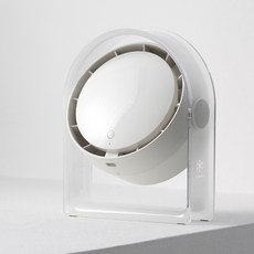 Hyades저소음 무선 탁상용 서큘레이터 스탠드 선풍기-F01, 화이트