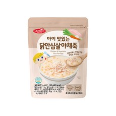 [NEW] 베베스트 아이 맛있는 죽 2종 닭안심살/한우 야채죽, 3개 - 베베스트죽