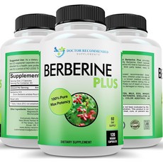 의사가 권장하는 베르베린 플러스 berberine plus 1200mg 효능 미국