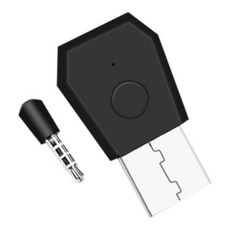 [해외] USB 어댑터 블루투스 수신기 경량 공간 절약형 3.5mm 블루투스 4.0 동글 송신기 PS4 컨트롤러 용, 상세내용표시