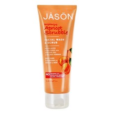 제이슨 Jason Brightening Apricot Scrubble Face Wash & Scrub 4oz 페이스 워시 스크럽 113g 2개
