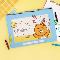 카카오프렌즈해피모먼트스케치북