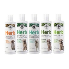 피모예민한 애견 가려움방지 허브 샴푸 린스 500ml / 목욕 펫 세정 보습, 1개